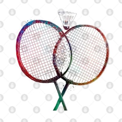 Badminton Sport Art Badminton Pin Official Badminton Merch