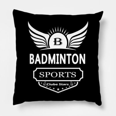 The Sport Badminton Throw Pillow Official Badminton Merch