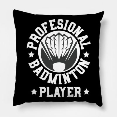 Badminton Throw Pillow Official Badminton Merch
