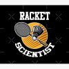 Funny Badminton Player Racket Scientist Badminton Gift Tapestry Official Badminton Merch