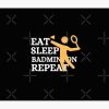 Eat Sleep Badminton Repeat Tapestry Official Badminton Merch