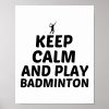 keep calm play badminton poster r51b0003e4696442496374223d343f64b wva 8byvr 1000 - Badminton Gifts Store
