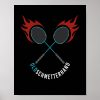 old schmetterhand badminton shuttlecock poster ra680be148c734ba8a950023c04fea26f wva 8byvr 1000 - Badminton Gifts Store