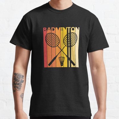 Vintage Retro Badminton T-Shirt Official Badminton Merch
