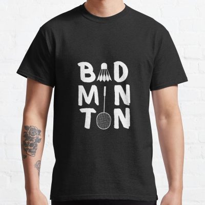 Badminton Design T-Shirt Official Badminton Merch