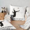 I Came To Smash! Badminton Throw Pillow Official Badminton Merch