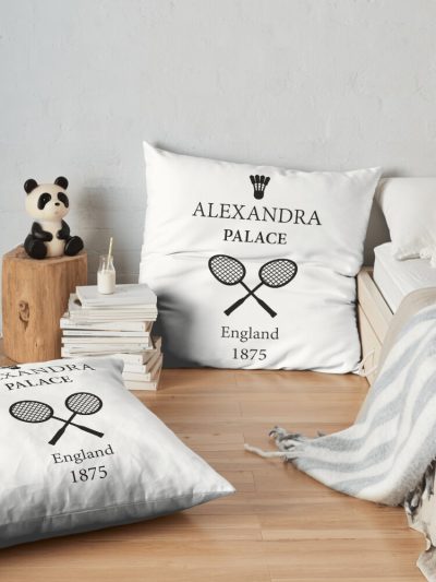 Alexandra Palace Badminton Throw Pillow Official Badminton Merch