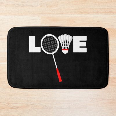 Badminton Love Bath Mat Official Badminton Merch