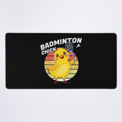 Badminton Chick Retro Chicken Birdie Women Badminton Mouse Pad Official Badminton Merch