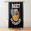 Funny Badminton Player Racket Scientist Badminton Gift Shower Curtain Official Badminton Merch