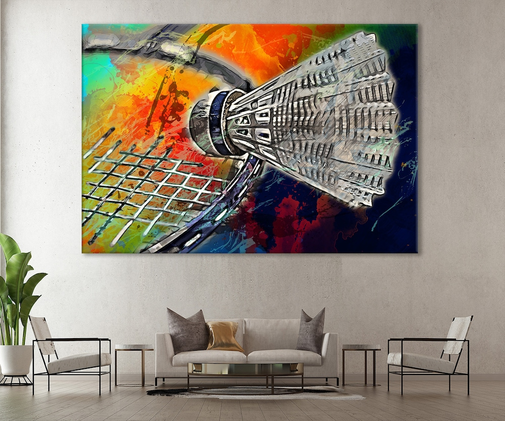 Badminton Hot Design Wall Art